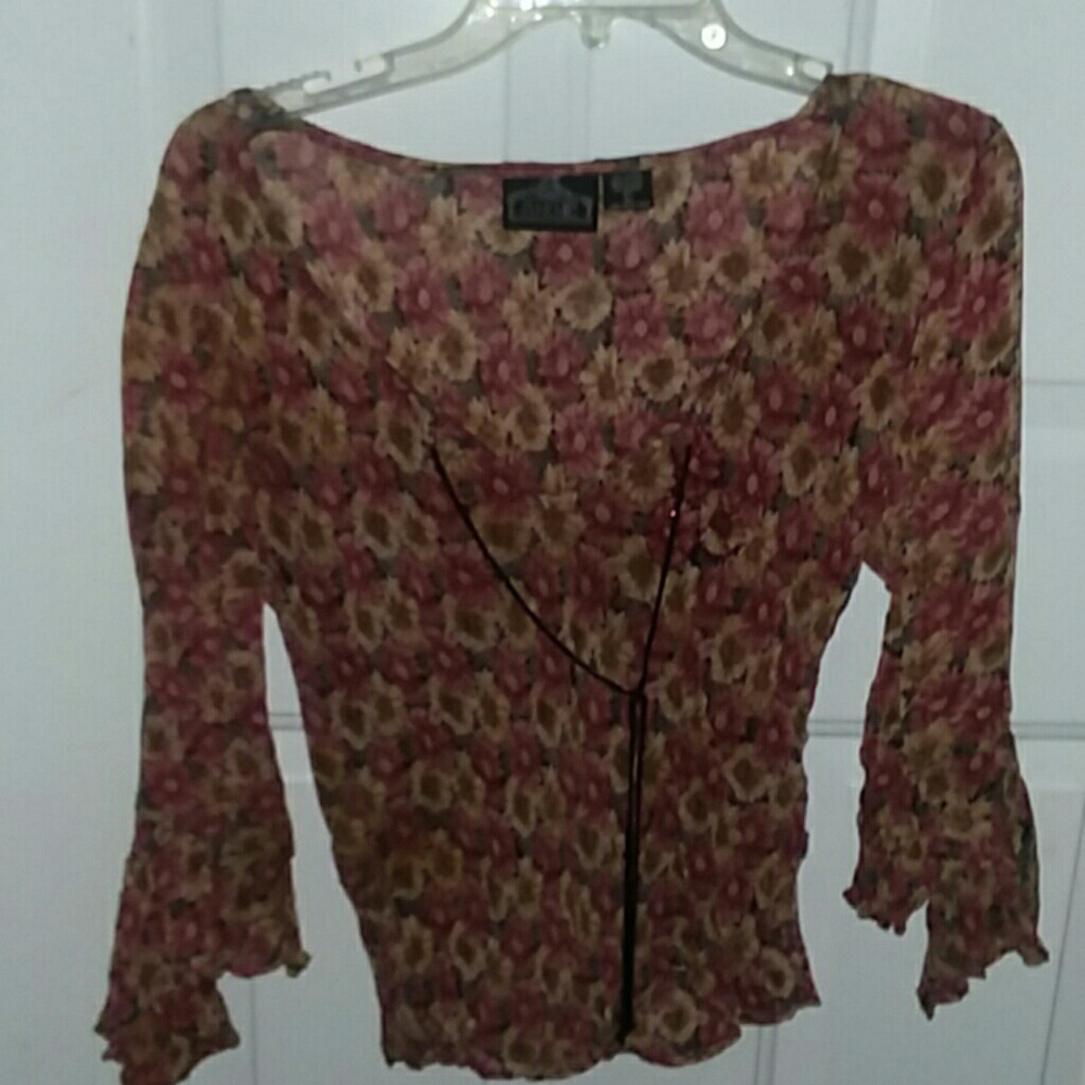 Floral dress shirt by ANGIE